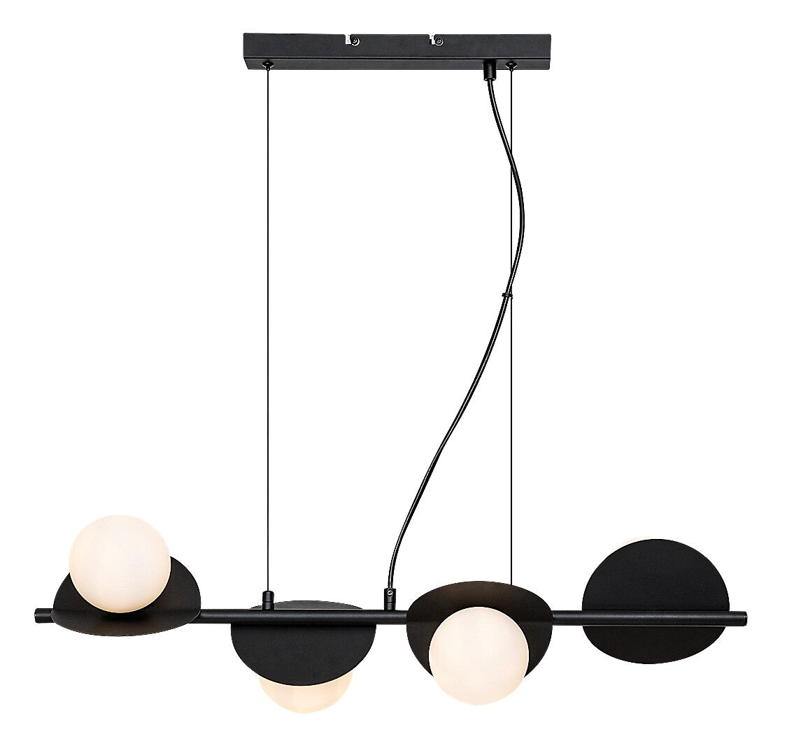 Lustra suspendata Jules, negru, 4xG9, IP20, Rabalux, 72225
