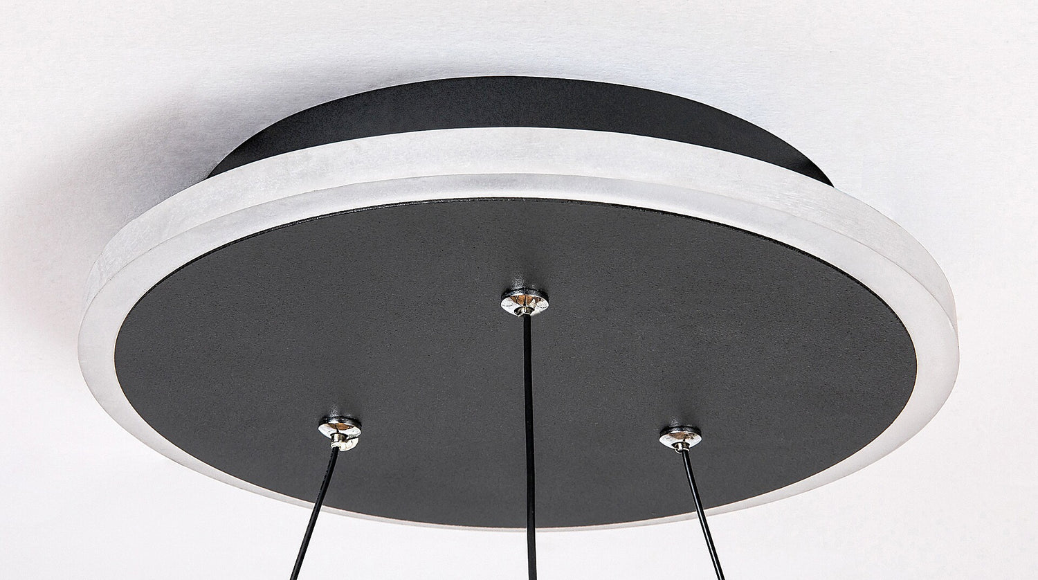 Lustra suspendata LED Sindri, negru, 45W, 3200lm, 3000K/4000K, IP20, Rabalux, 72229