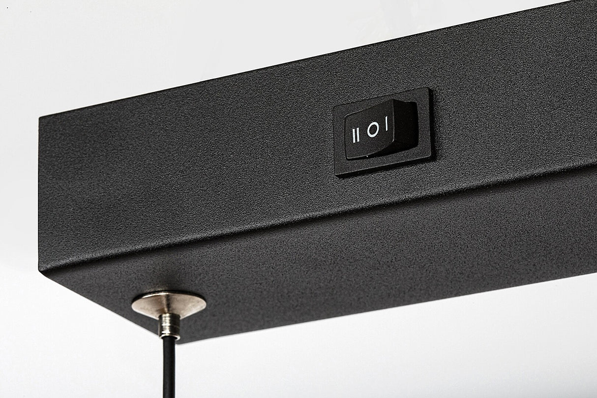 Lustra suspendata LED Sindri, negru, 36W, 3000K/4000K, IP20, Rabalux, 72231