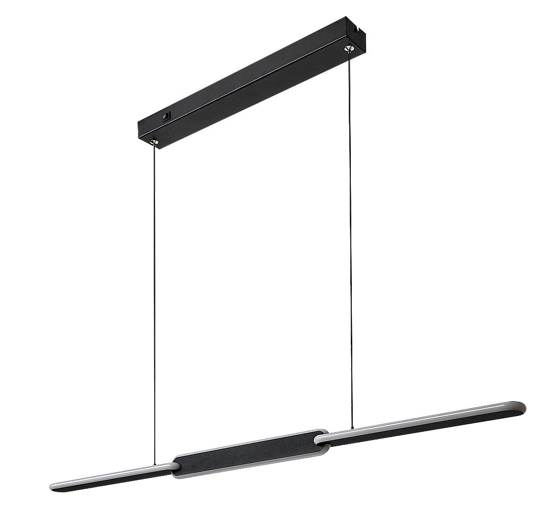 Lustra suspendata LED Sindri, negru, 36W, 3000K/4000K, IP20, Rabalux, 72231