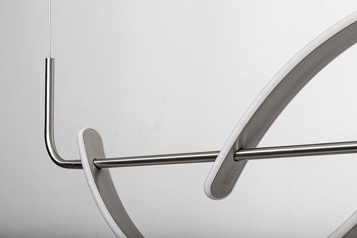 Lustra suspendata LED Jarnelle, crom satin, 35W, 2450lm, 3000K, IP20, Rabalux, 72233