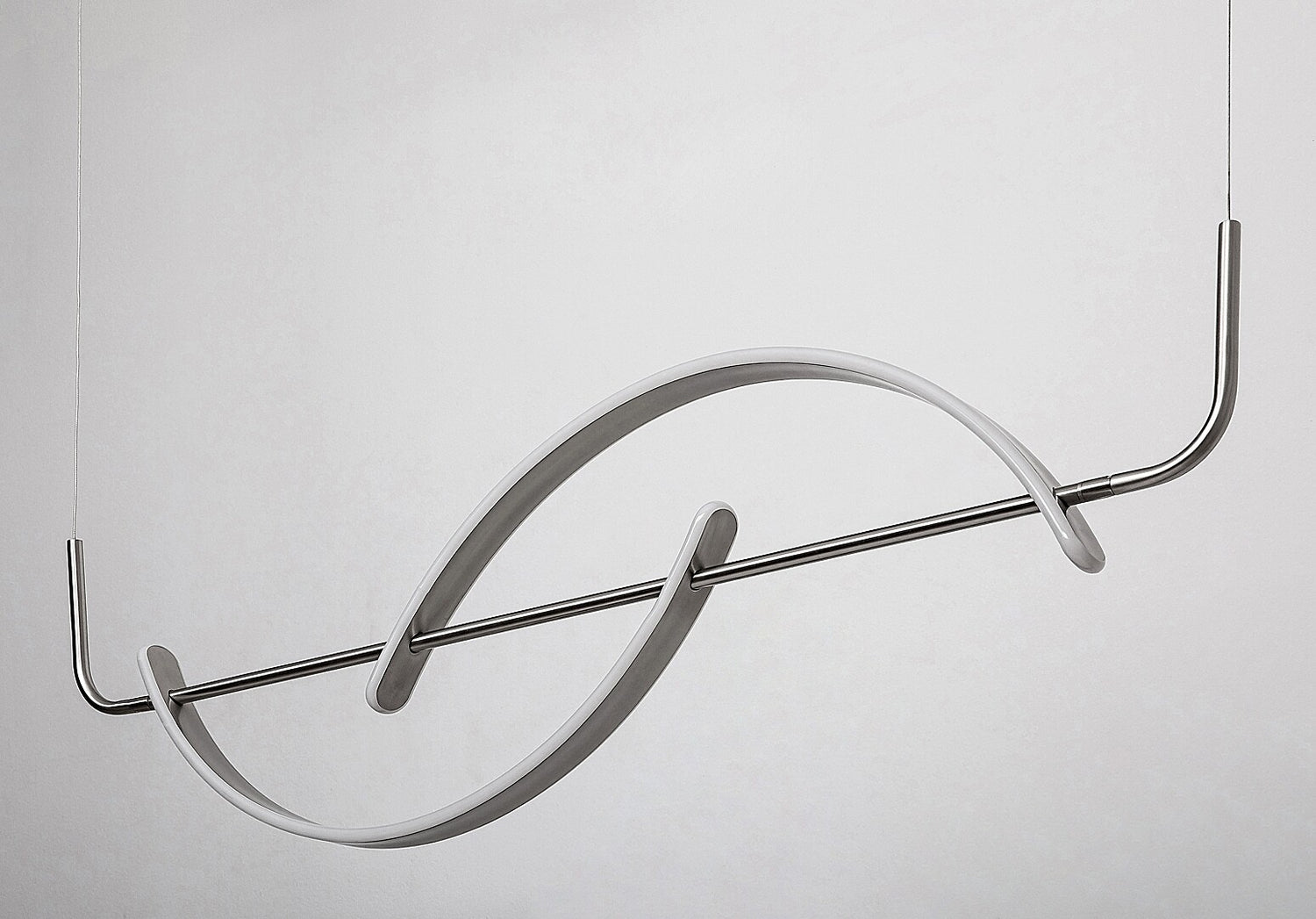 Lustra suspendata LED Jarnelle, crom satin, 35W, 2450lm, 3000K, IP20, Rabalux, 72233