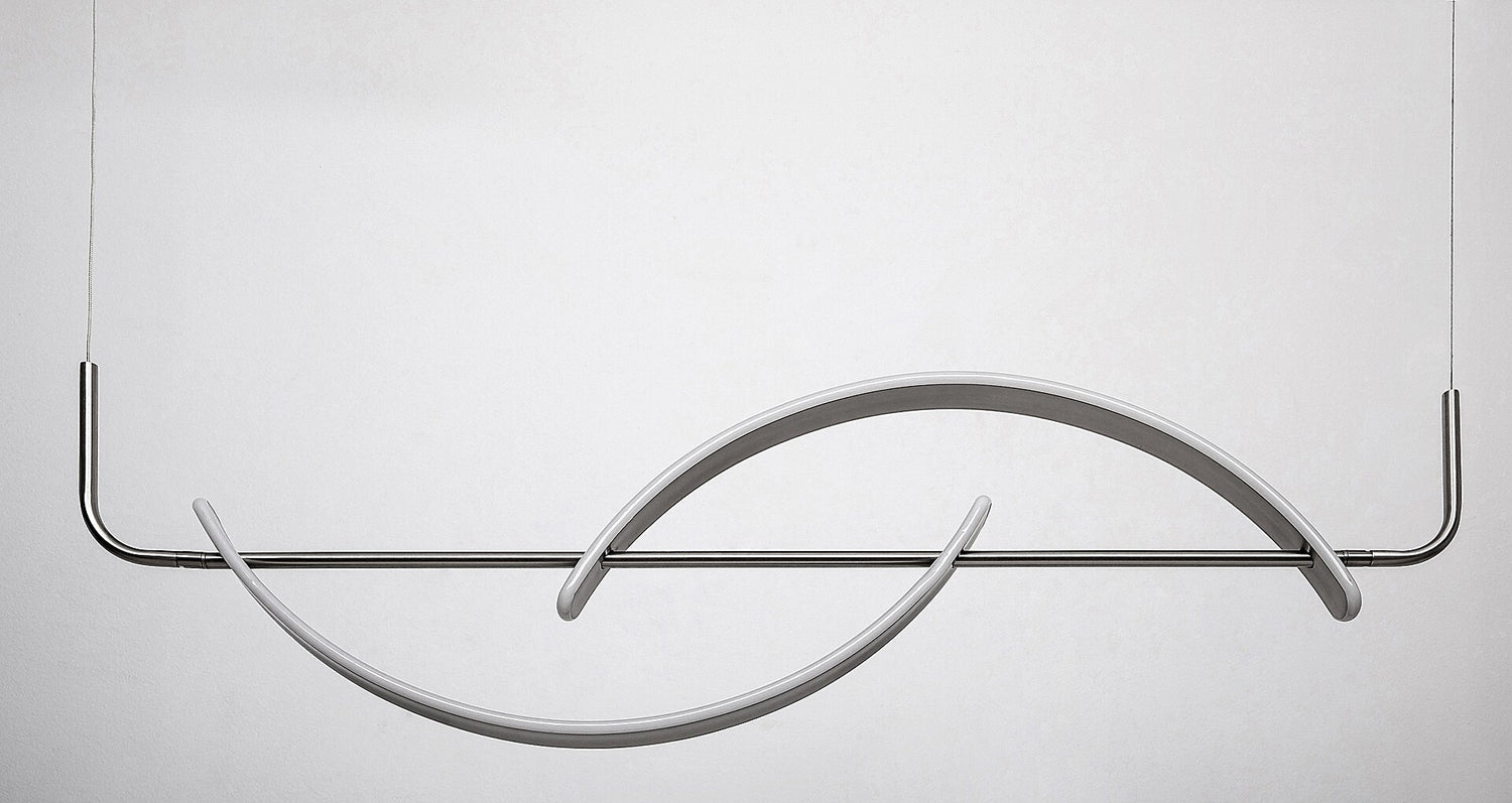 Lustra suspendata LED Jarnelle, crom satin, 35W, 2450lm, 3000K, IP20, Rabalux, 72233