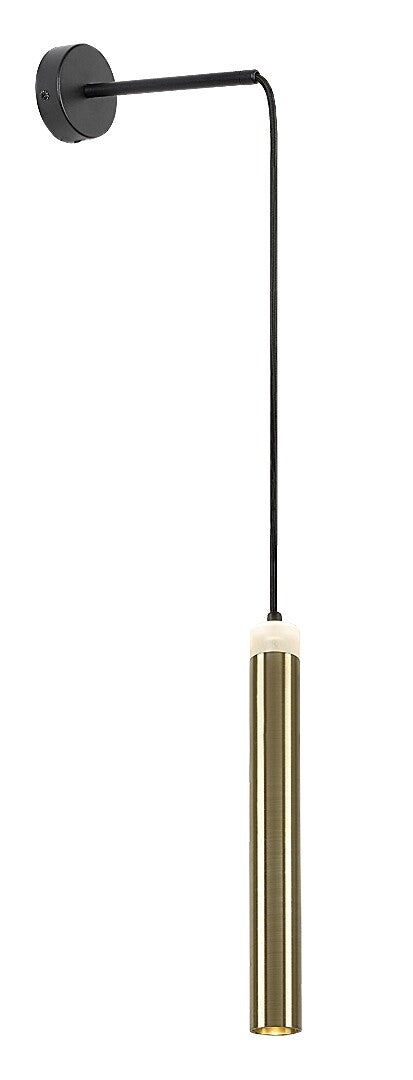 Lustra suspendata/aplica LED Thelma, auriu/negru, 10W, 620lm, 4000K, IP20, Rabalux, 72238