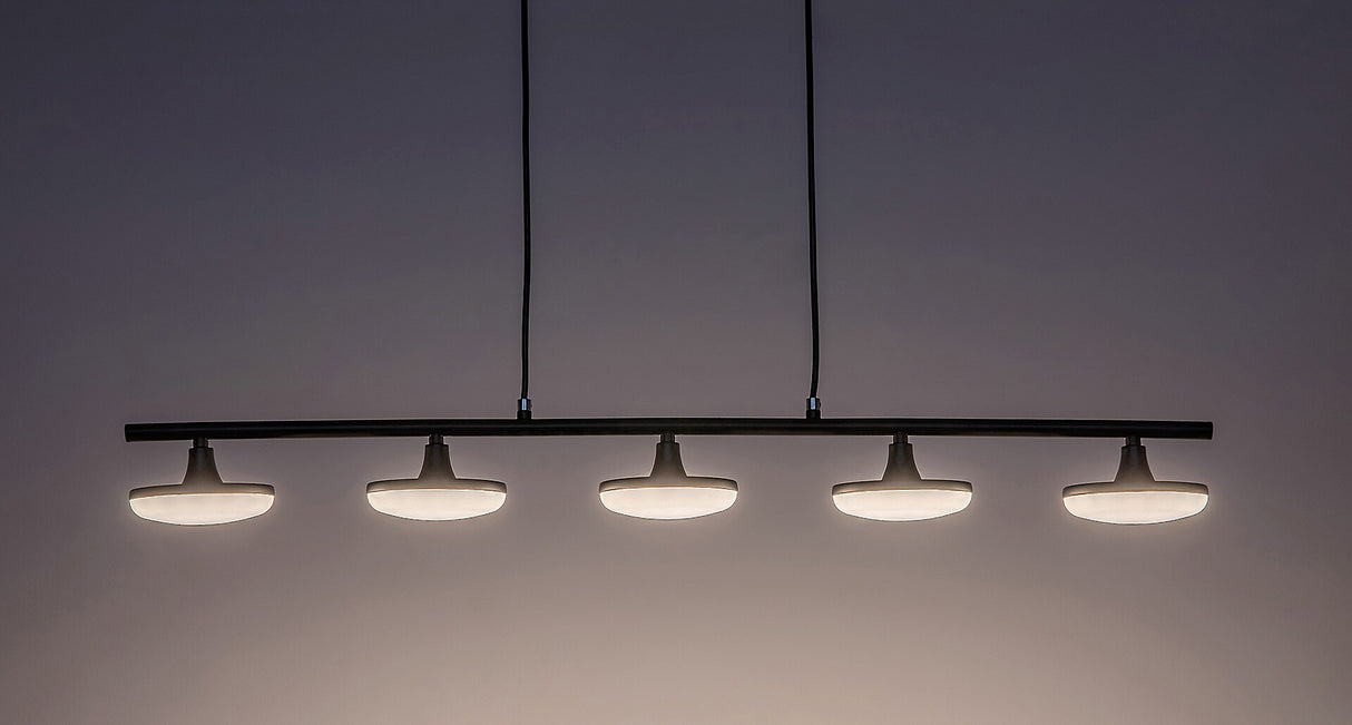 Lustra suspendata LED Madi, negru, 20W, 1850lm, 3000K, IP20, Rabalux, 72240