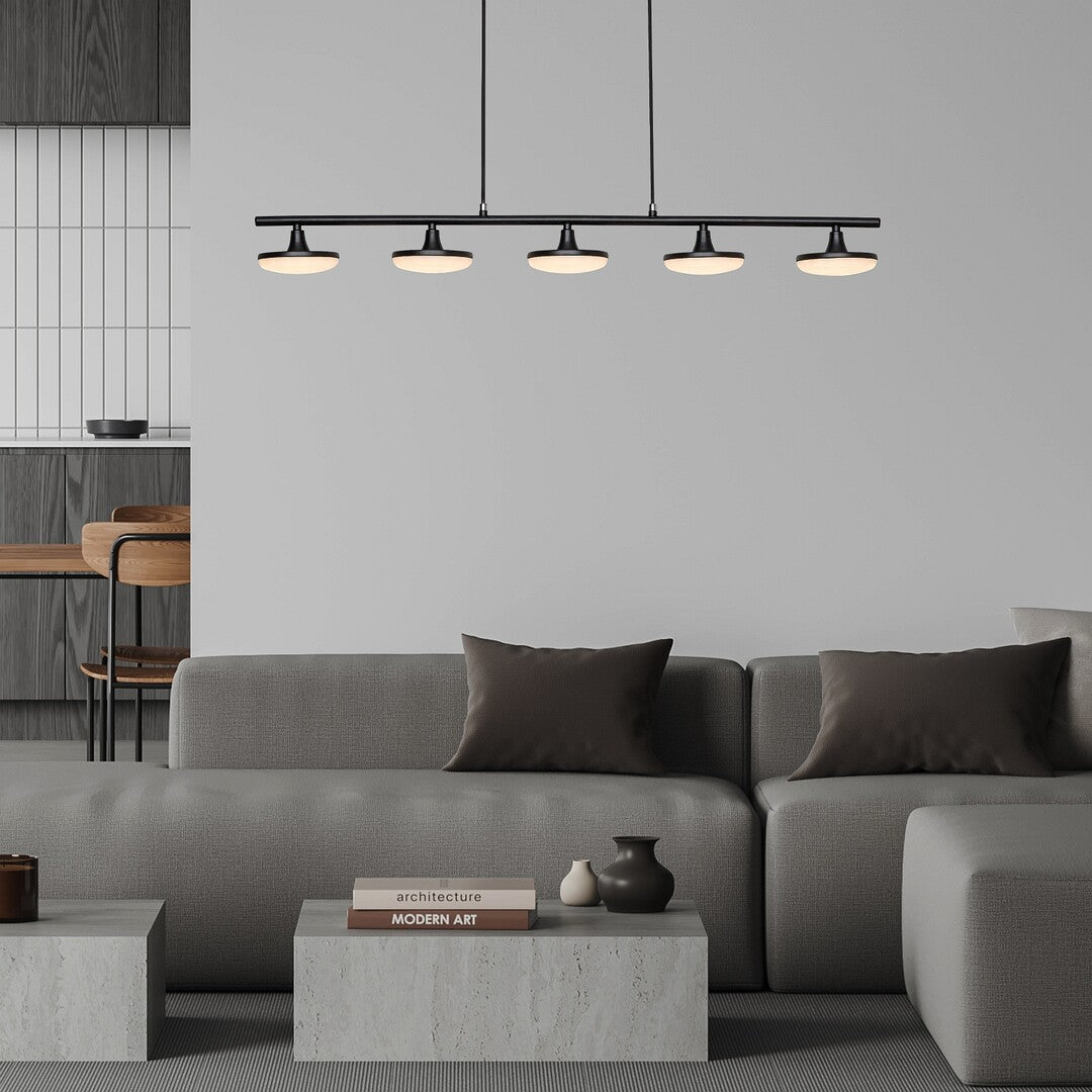 Lustra suspendata LED Madi, negru, 20W, 1850lm, 3000K, IP20, Rabalux, 72240