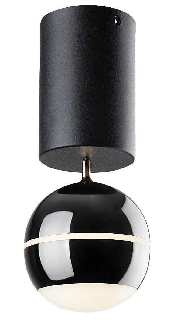 Lustra suspendata/plafoniera LED Maelo, negru, 6W, 200lm, 4000K, IP20, Rabalux, 72246