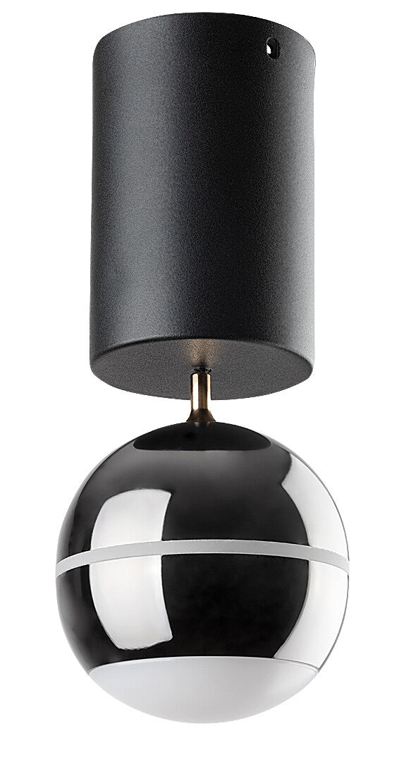 Lustra suspendata/plafoniera LED Maelo, negru, 6W, 200lm, 4000K, IP20, Rabalux, 72246