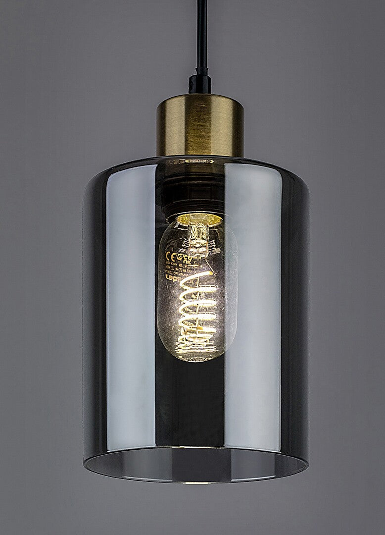 Lustra suspendata Perez, negru, 1xE27, IP20, Rabalux, 72248