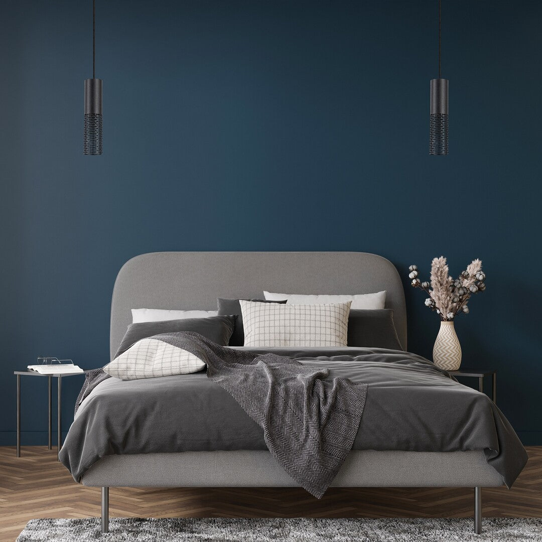 Lustra suspendata Nasis, negru mat, 1xGU10, IP20, Rabalux, 72250