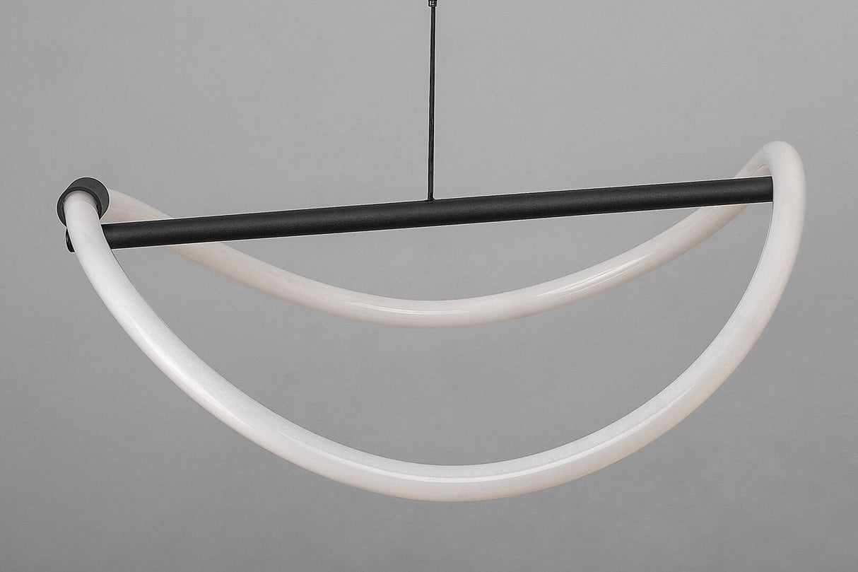 Lustra suspendata LED Serena, negru mat, 15W, 1640lm, 4000K, D.45 cm, IP20, Rabalux, 72252