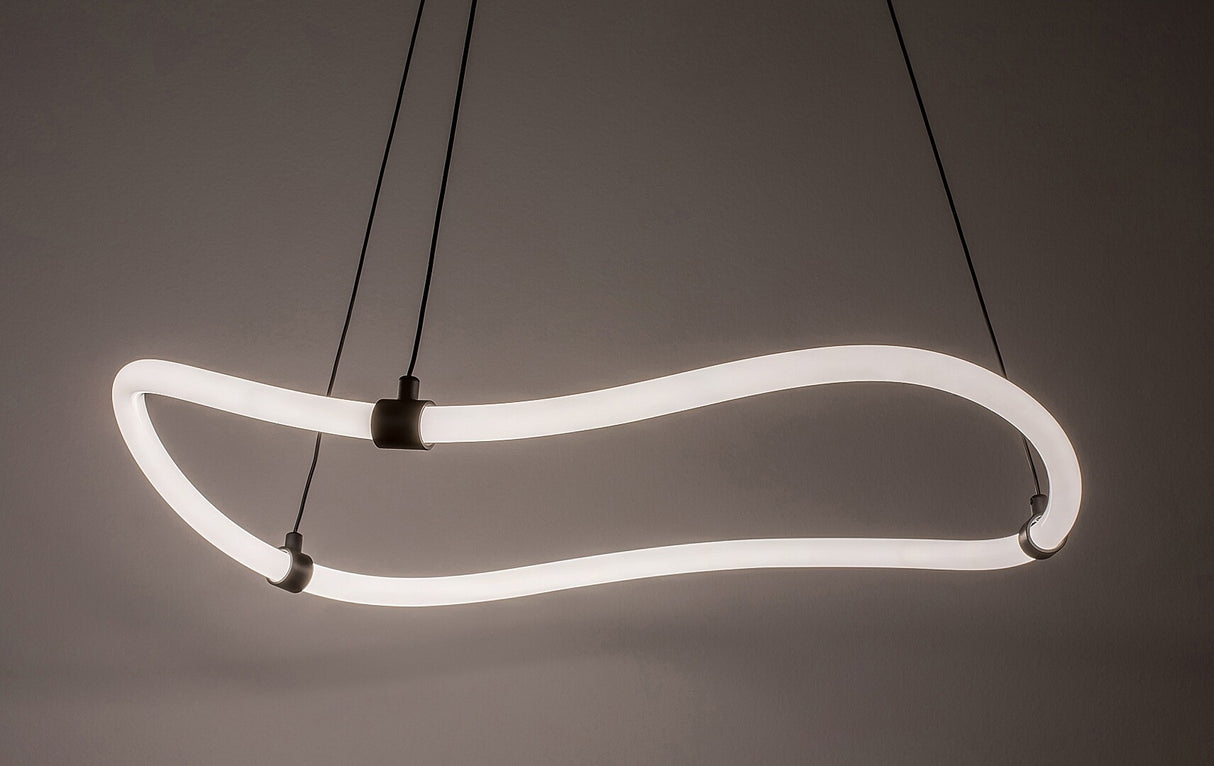 Lustra suspendata LED Serena, negru mat, 34W, 3350lm, 4000K, D.64 cm, IP20, Rabalux, 72253