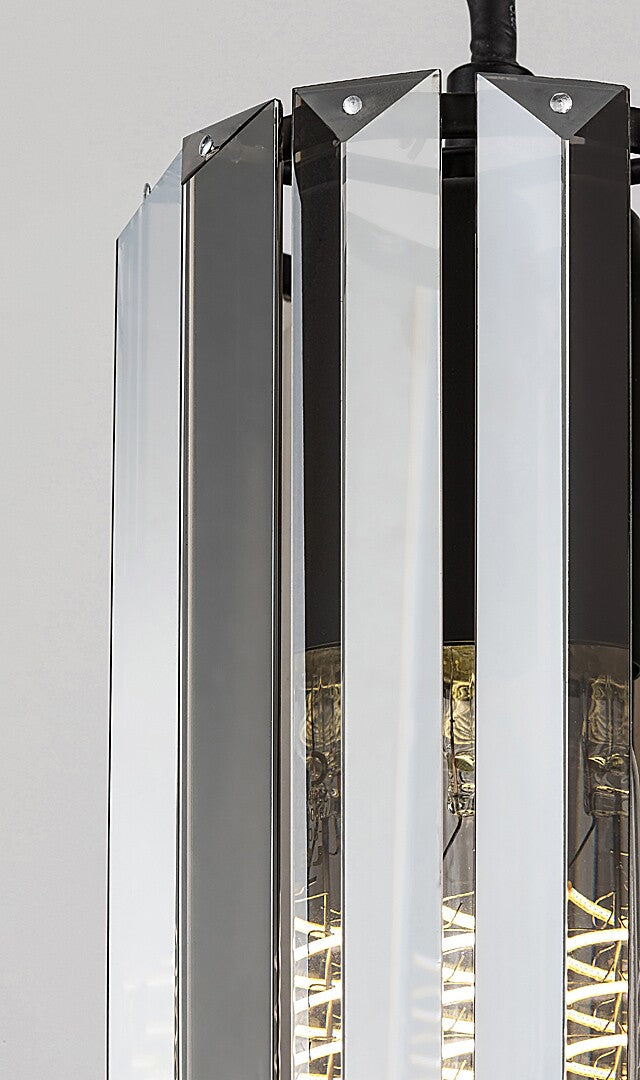 Lustra suspendata Veness, negru mat, 1xE27, IP20, Rabalux, 72254