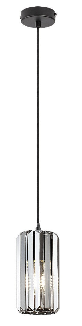 Lustra suspendata Veness, negru mat, 1xE27, IP20, Rabalux, 72254