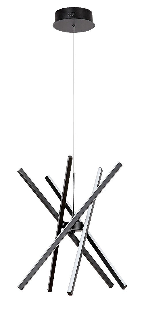 Lustra suspendata LED Matilde, negru, 48W, 1500lm, 4000K, IP20, Rabalux, 72267