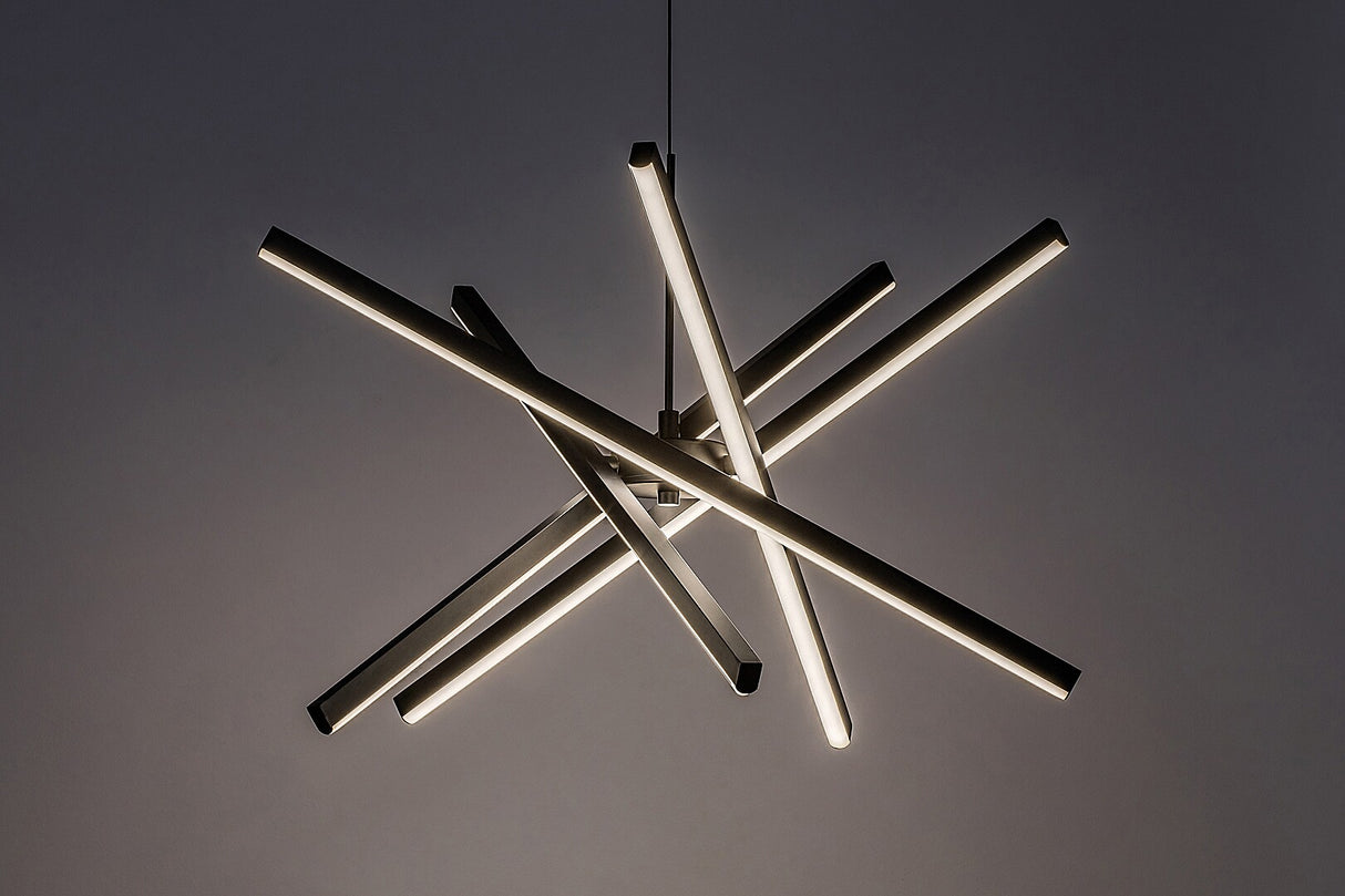 Lustra suspendata LED Matilde, negru, 48W, 1500lm, 4000K, IP20, Rabalux, 72267