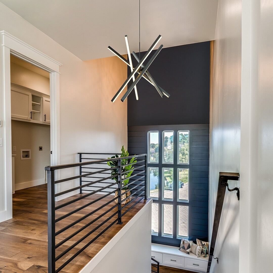 Lustra suspendata LED Matilde, negru, 48W, 1500lm, 4000K, IP20, Rabalux, 72267