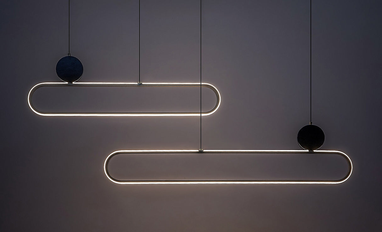 Lustra suspendata LED Circado, auriu/negru, 48W, 2550lm, 3000K, L.123 cm, IP20, Rabalux, 72268