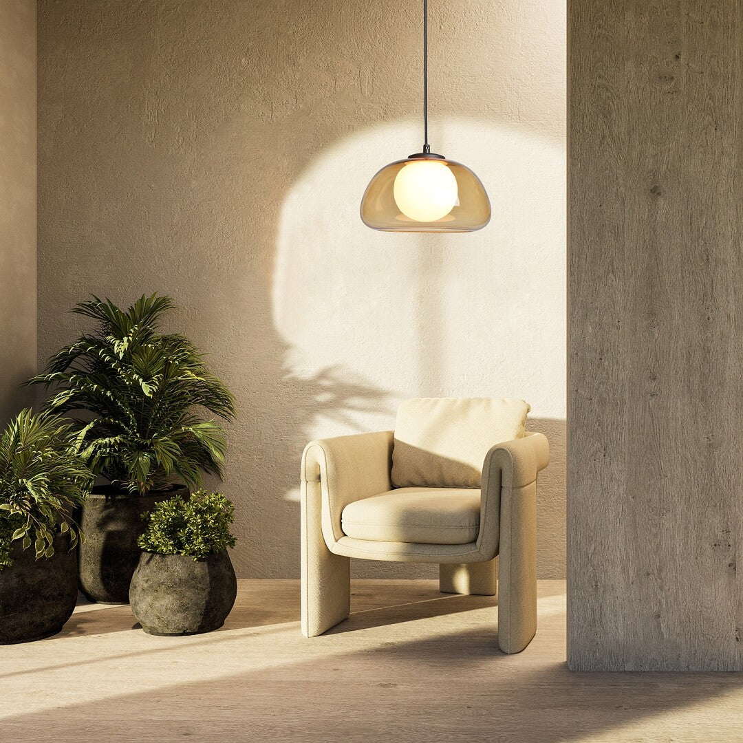 Lustra suspendata Elowen, negru, 1xG9, IP20, Rabalux, 72273