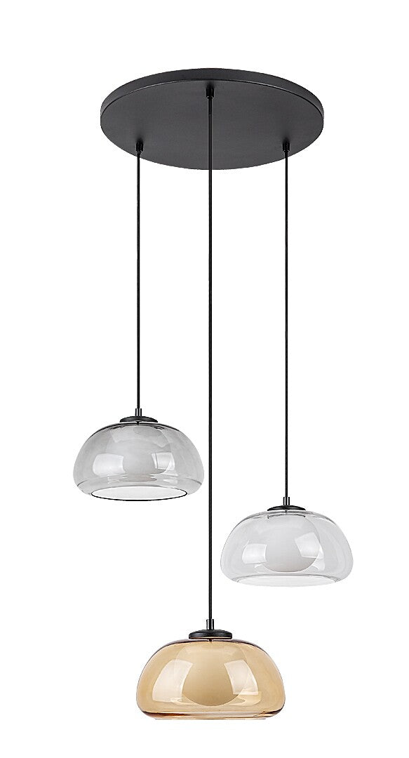 Lustra suspendata Elowen, negru, 1xG9, IP20, Rabalux, 72276