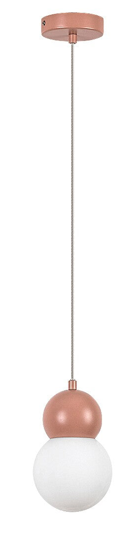 Lustra suspendata Gellia, trandafiriu, 1xG9, IP20, Rabalux, 72280