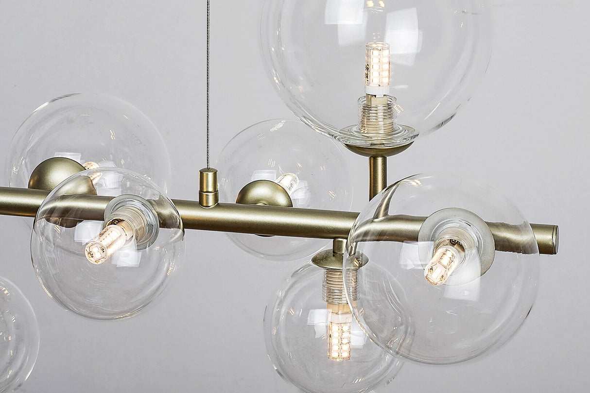 Lustra suspendata Aslov, auriu, 10xG9, IP20, Rabalux, 72298