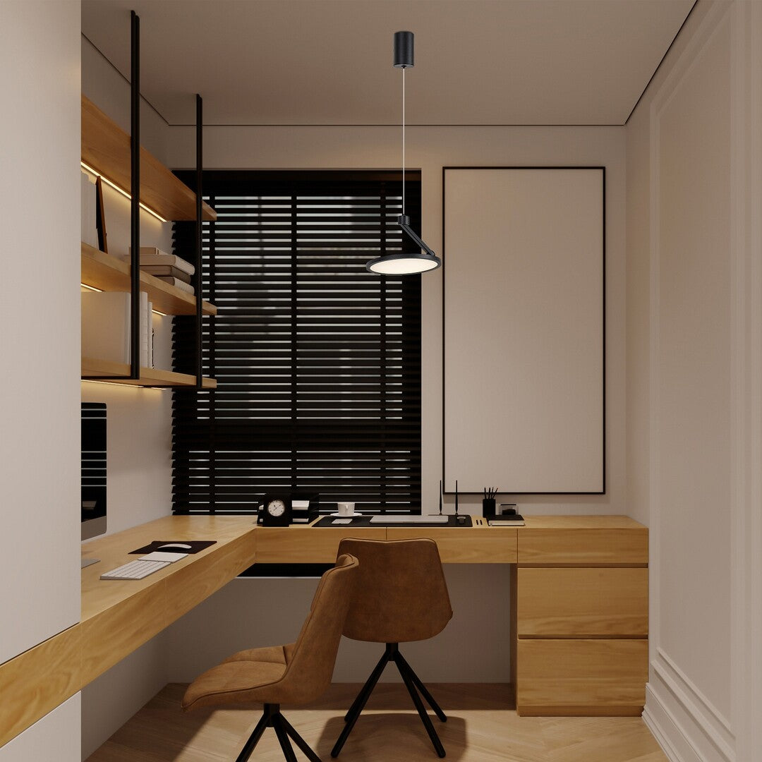 Lustra suspendata LED Ovidia, negru, 20W, 1300lm, 3000K, IP20, Rabalux, 72327