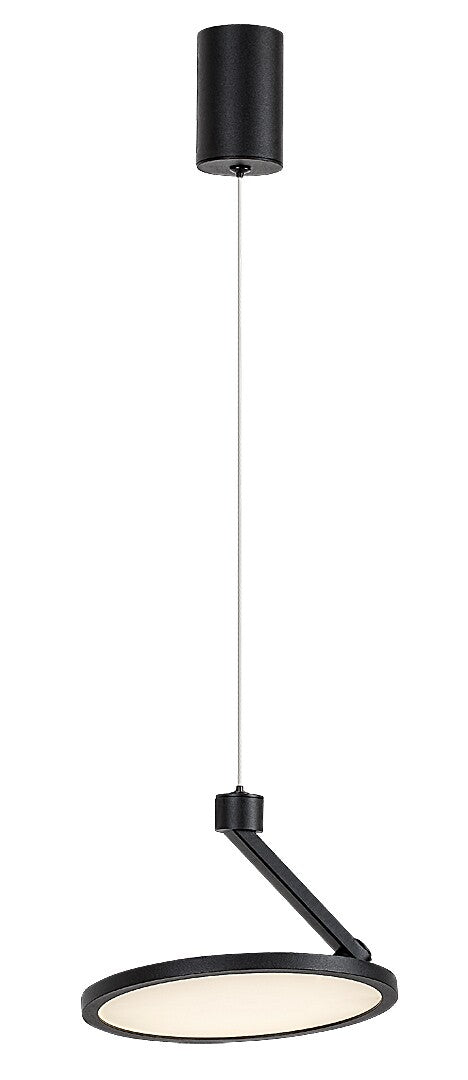 Lustra suspendata LED Ovidia, negru, 20W, 1300lm, 3000K, IP20, Rabalux, 72327