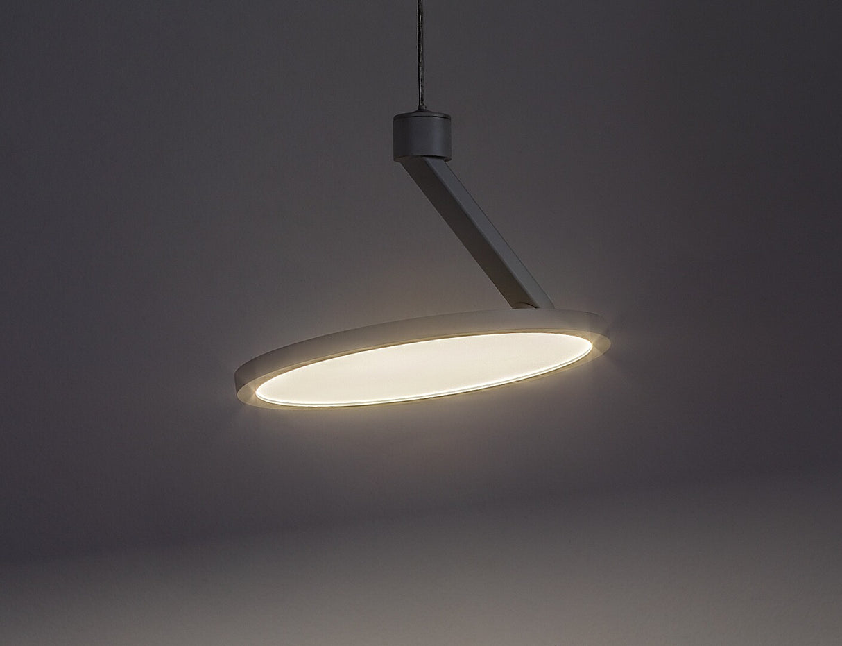 Lustra suspendata LED Ovidia, alb, 20W, 1300lm, 3000K, IP20, Rabalux, 72328