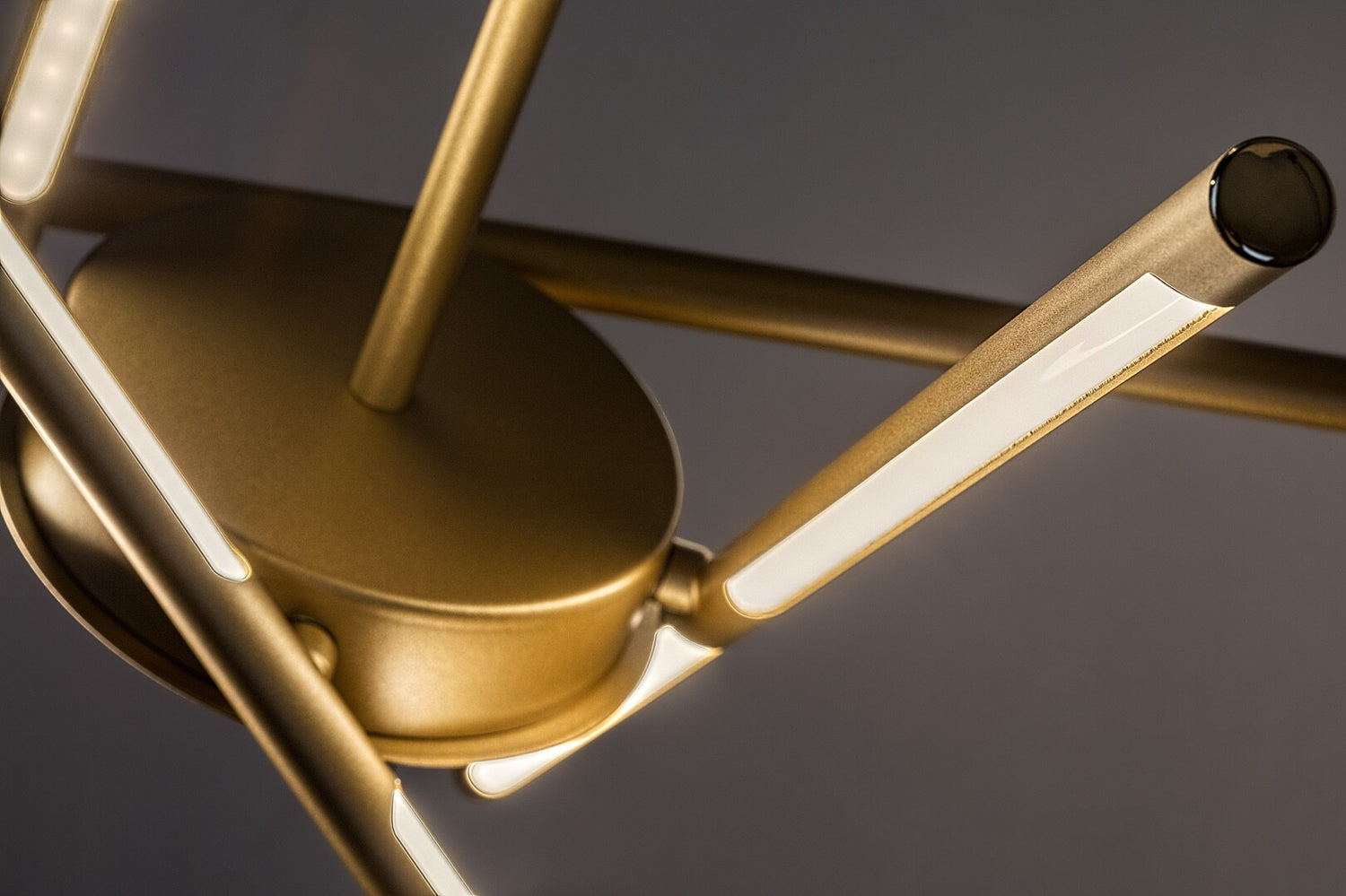 Lustra suspendata LED Henli2, auriu, 40W, 2800lm, 3000K, IP20, Rabalux, 72339