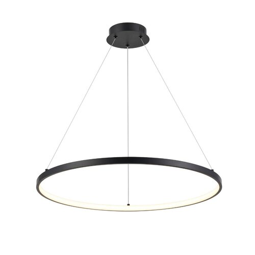 Lustra suspendata LED Beliza, negru mat, 55W, 4100lm, 3000K, H.120cm, IP20, Rabalux, 72344