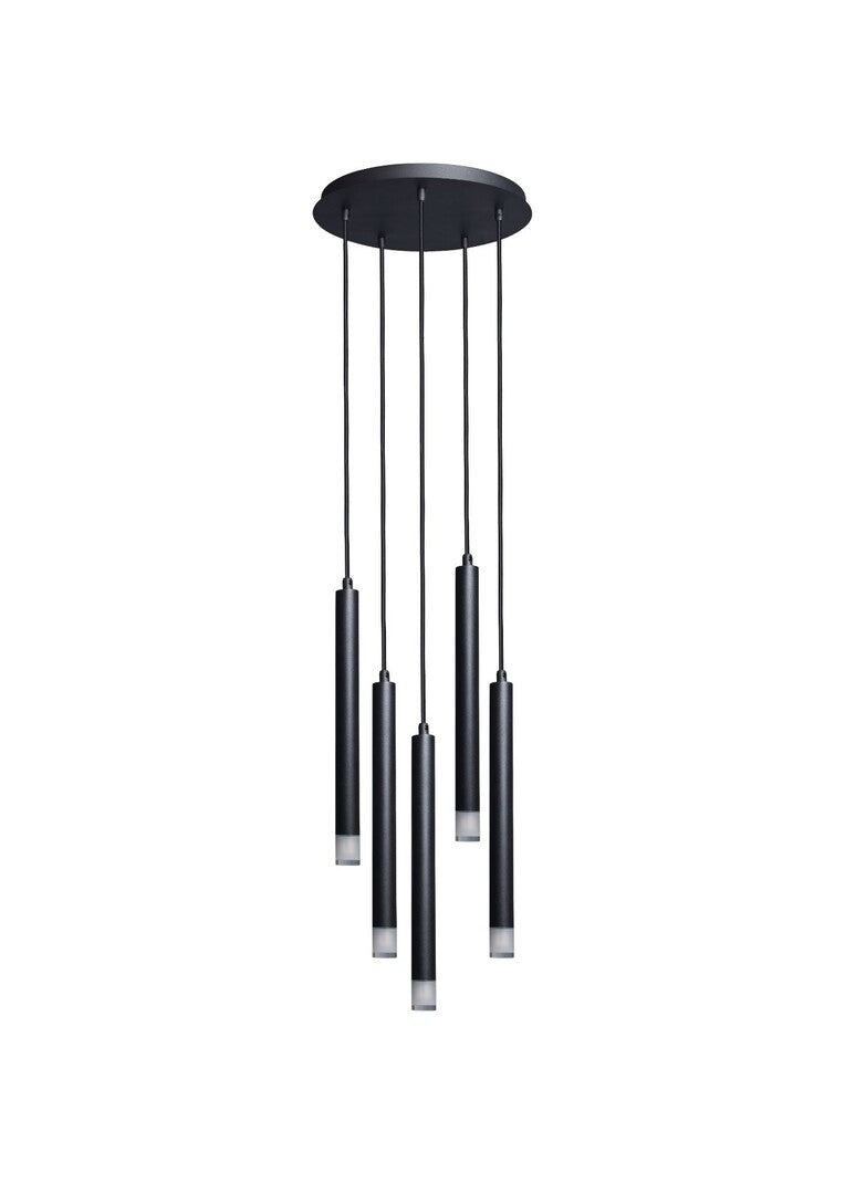 Lustra suspendata Ramira, negru, 5xG9, IP20, Rabalux, 72360