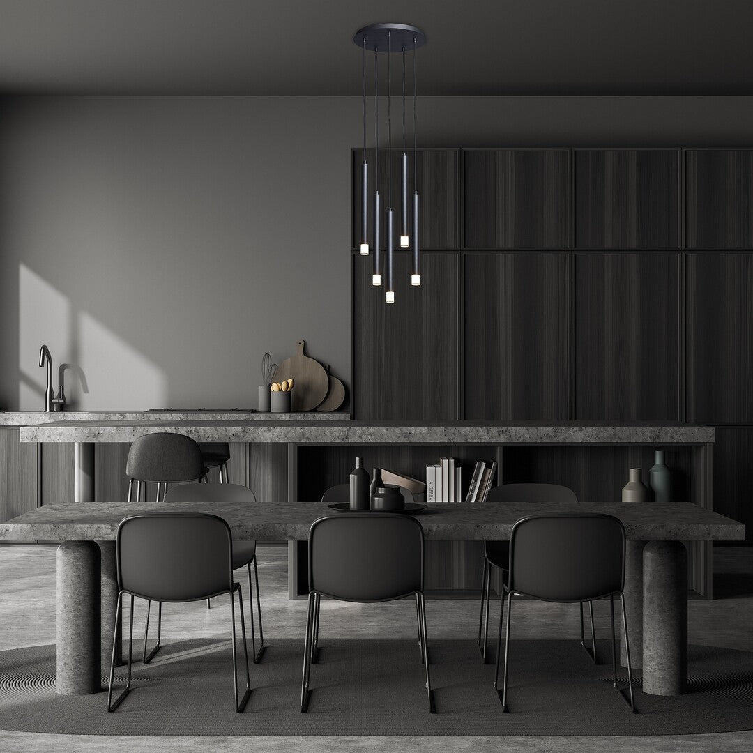 Lustra suspendata Ramira, negru, 5xG9, IP20, Rabalux, 72360