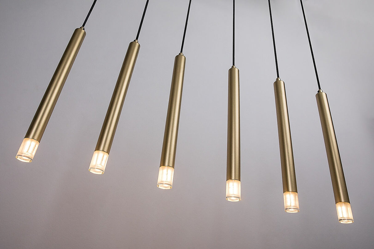 Lustra suspendata Ramira, auriu, 6xG9, IP20, Rabalux, 72363