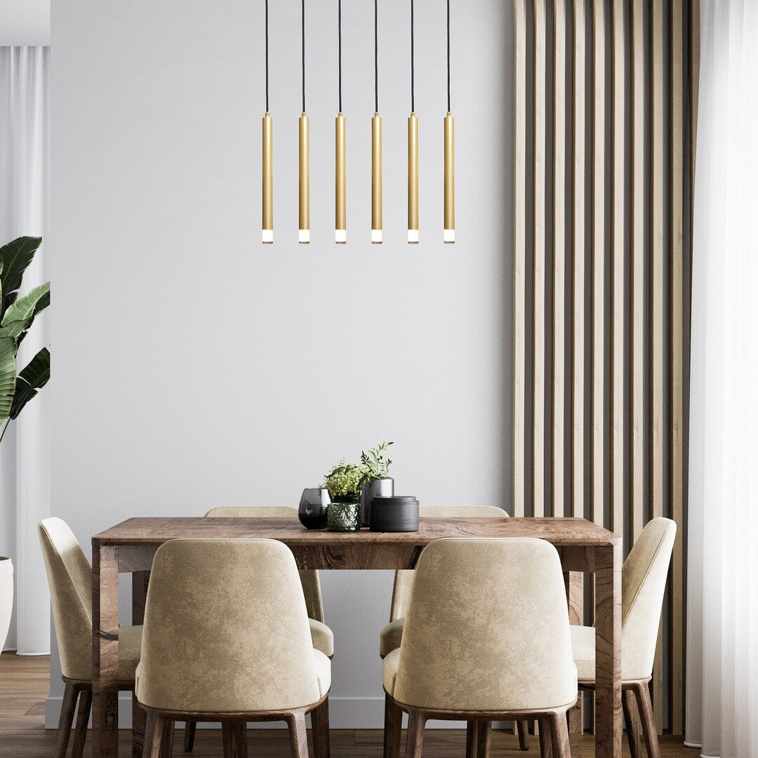 Lustra suspendata Ramira, auriu, 6xG9, IP20, Rabalux, 72363