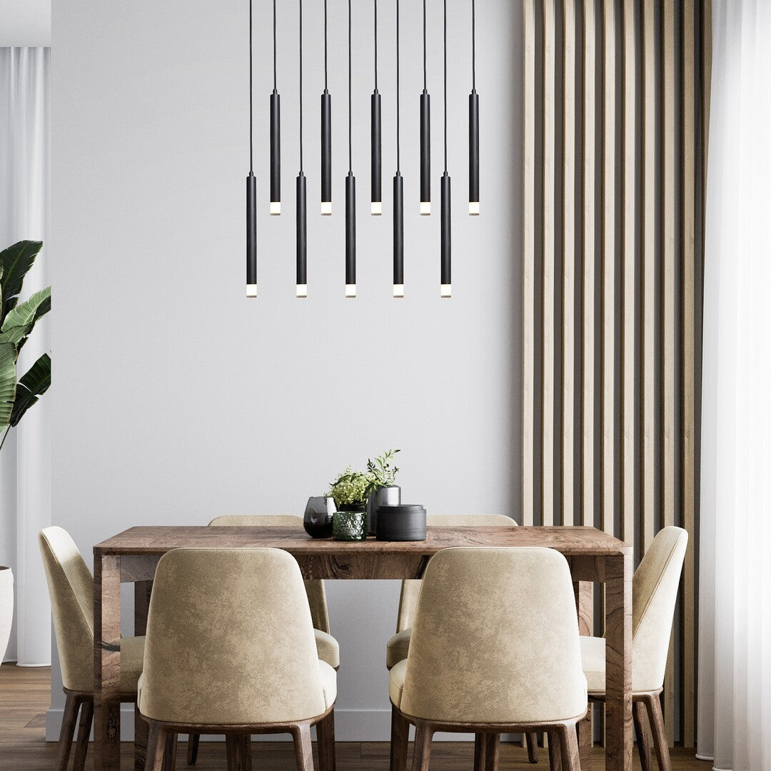 Lustra suspendata Ramira, negru, 10xG9, IP20, Rabalux, 72364