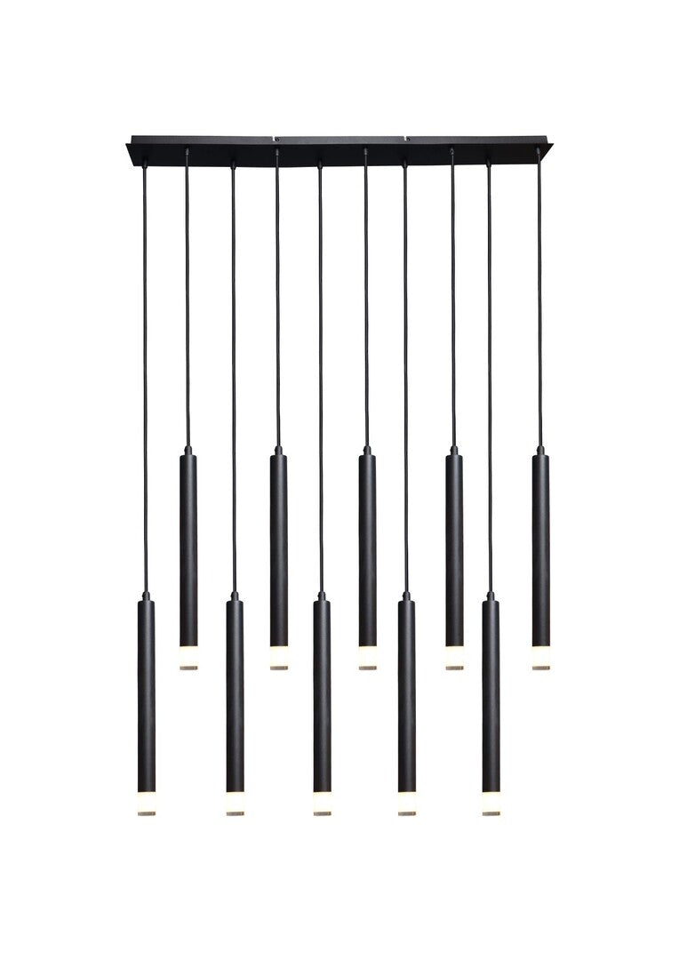 Lustra suspendata Ramira, negru, 10xG9, IP20, Rabalux, 72364