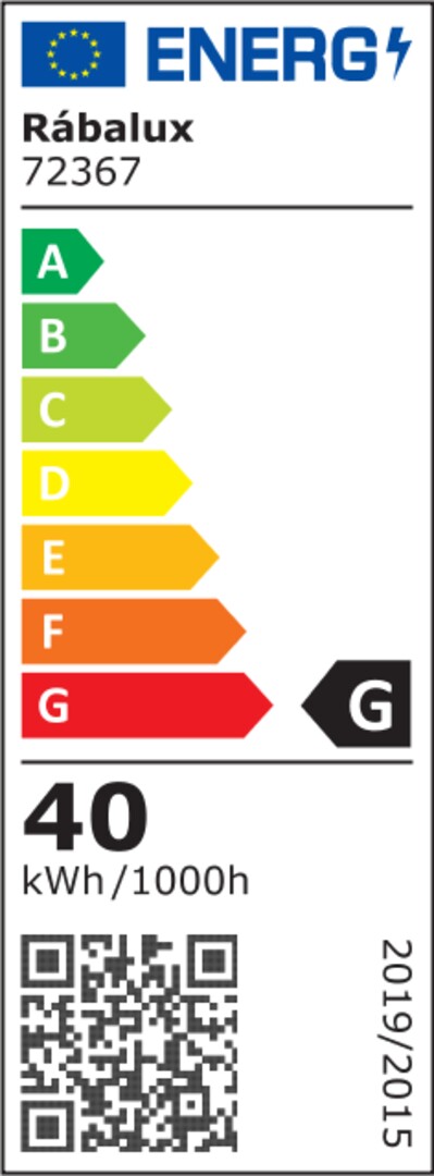 Lustra suspendata LED Niloo, negru, 40W, 2080lm, 4000K, IP20, Rabalux, 72367