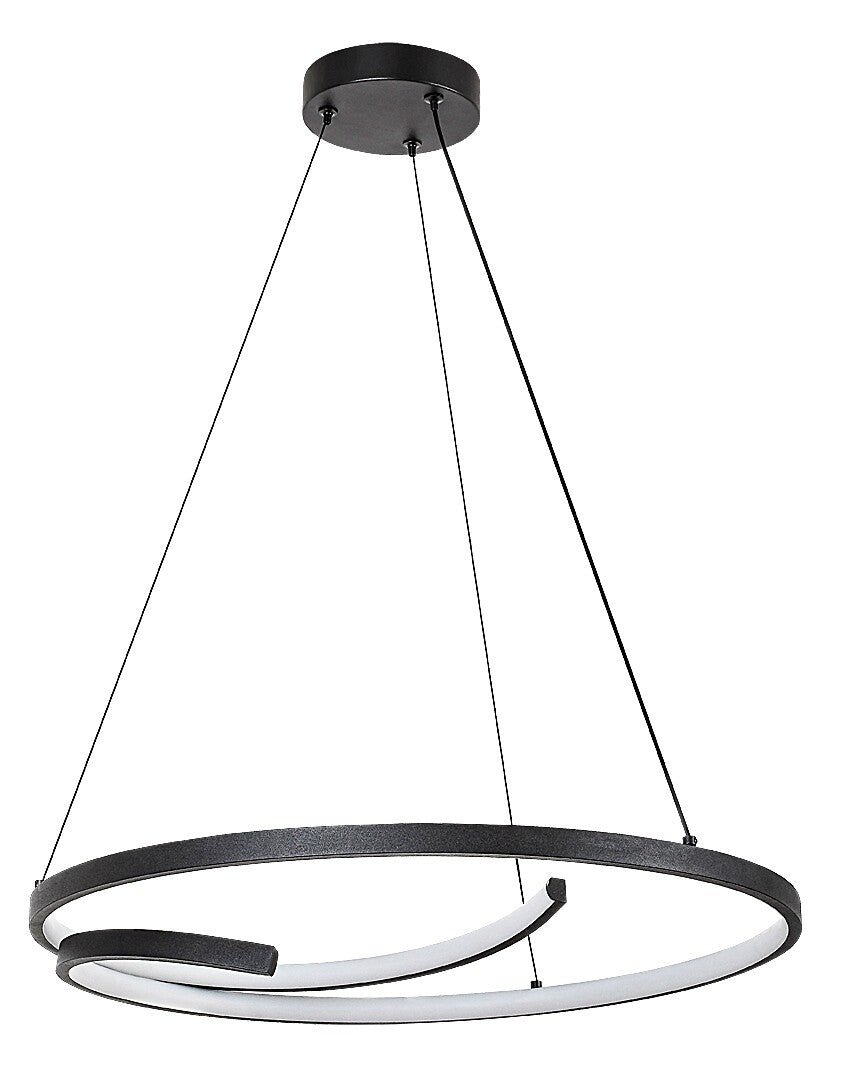 Lustra suspendata LED Niloo, negru, 40W, 2080lm, 4000K, IP20, Rabalux, 72367