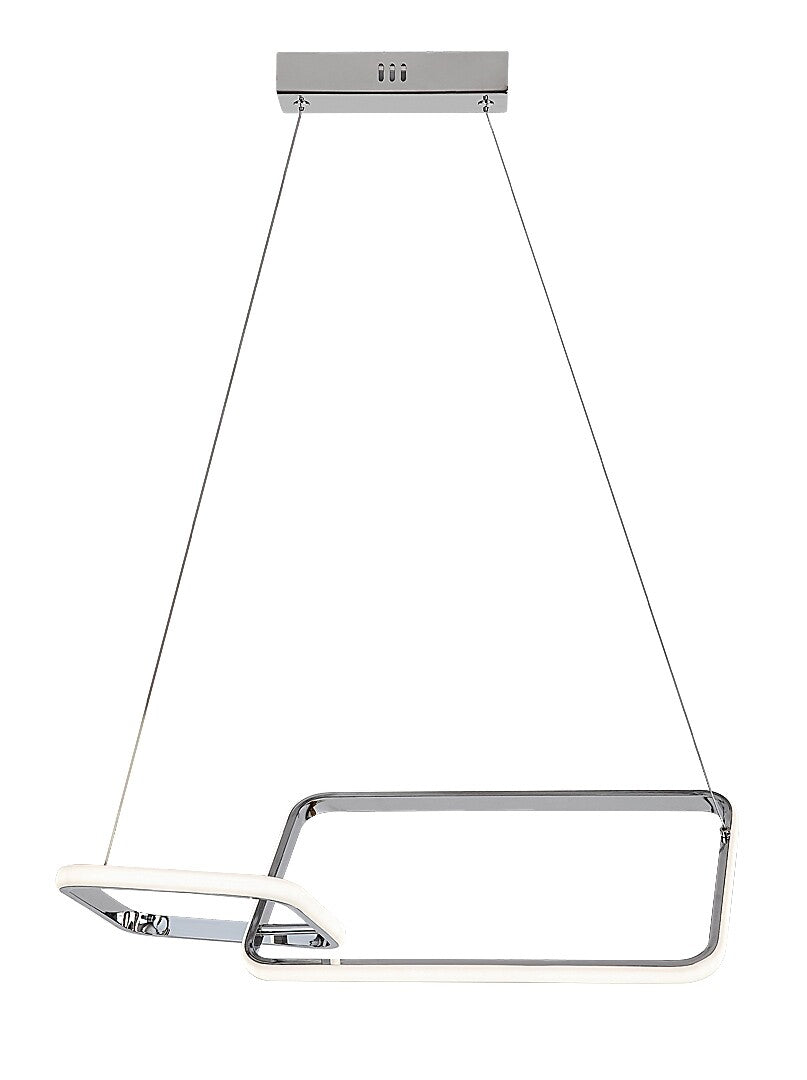 Lustra suspendata LED Malwen, crom, 36W, 2200lm, 4000K, IP20, Rabalux, 72368