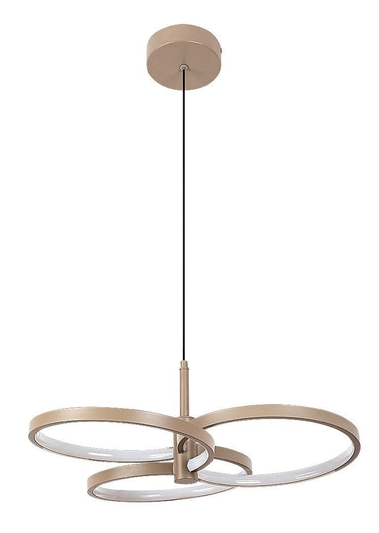Lustră LED suspendată modernă 50W 4000lm cu telecomandă și lumină reglabilă – Isidora