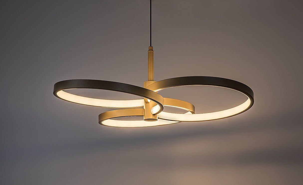 Lustră LED suspendată modernă 50W 4000lm cu telecomandă și lumină reglabilă – Isidora