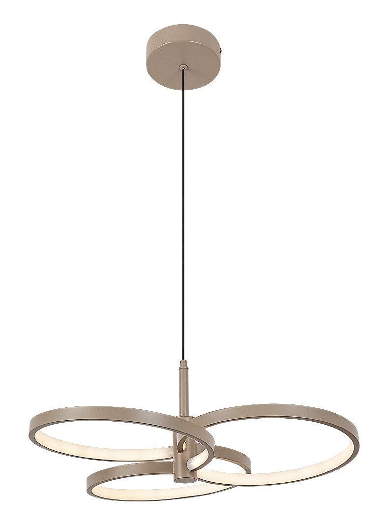 Lustră LED suspendată modernă 50W 4000lm cu telecomandă și lumină reglabilă – Isidora