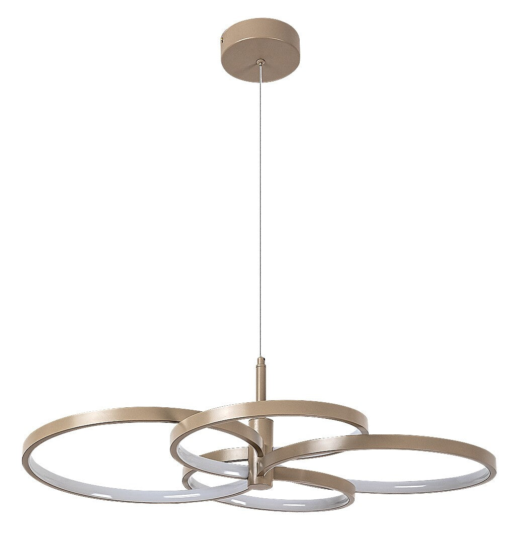 Lustră LED suspendată modernă 70W 5600lm cu telecomandă și lumină reglabilă – Isidora