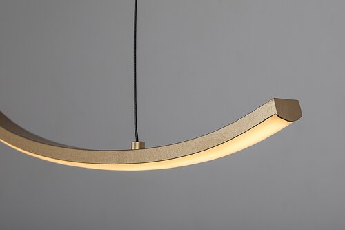 Lustra suspendata LED Cobria, auriu, 20W, 1600lm, 3000K, H.150cm, IP20, Rabalux, 72404