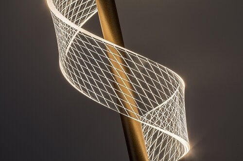 Lustra suspendata LED Zofrael, auriu mat, 6W, 550lm, 3000K, H.120cm, IP20, Rabalux, 72414