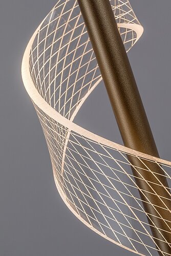 Lustra suspendata LED Zofrael, auriu mat, 6W, 550lm, 3000K, H.120cm, IP20, Rabalux, 72414