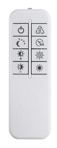 Lustra suspendata LED Seraphiel, negru, 24W, 1610lm, 3000K-6500K, H.100cm, IP20, Rabalux, 72478