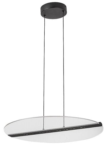 Lustra suspendata LED Norael, negru mat, 24W, 1570lm, 3000K, H.100cm, IP20, Rabalux, 72483