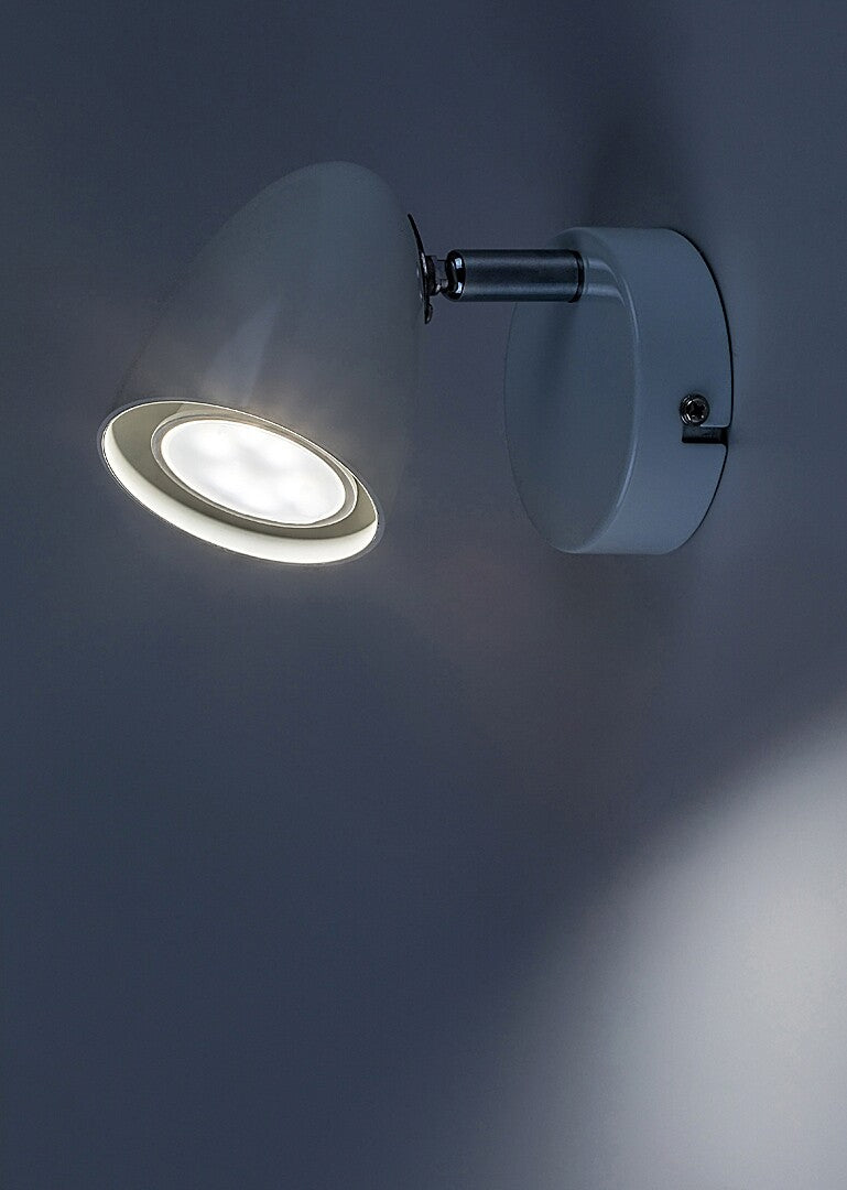 Aplica de perete Perico, alb, 1 x GU10, IP20, Rabalux, 73016